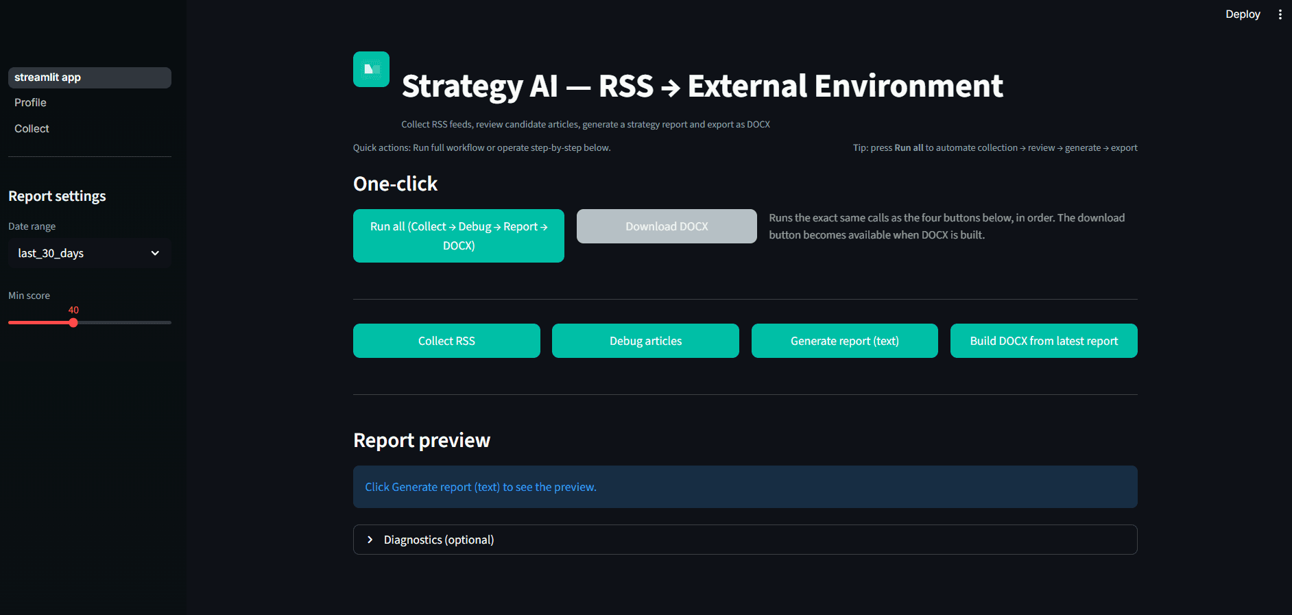 PXX RSS Feed Filter
